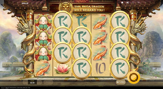 Dragon's Luck Deluxe Pokie ScreenShot #4