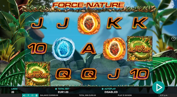 Force of Nature Pokie ScreenShot #4